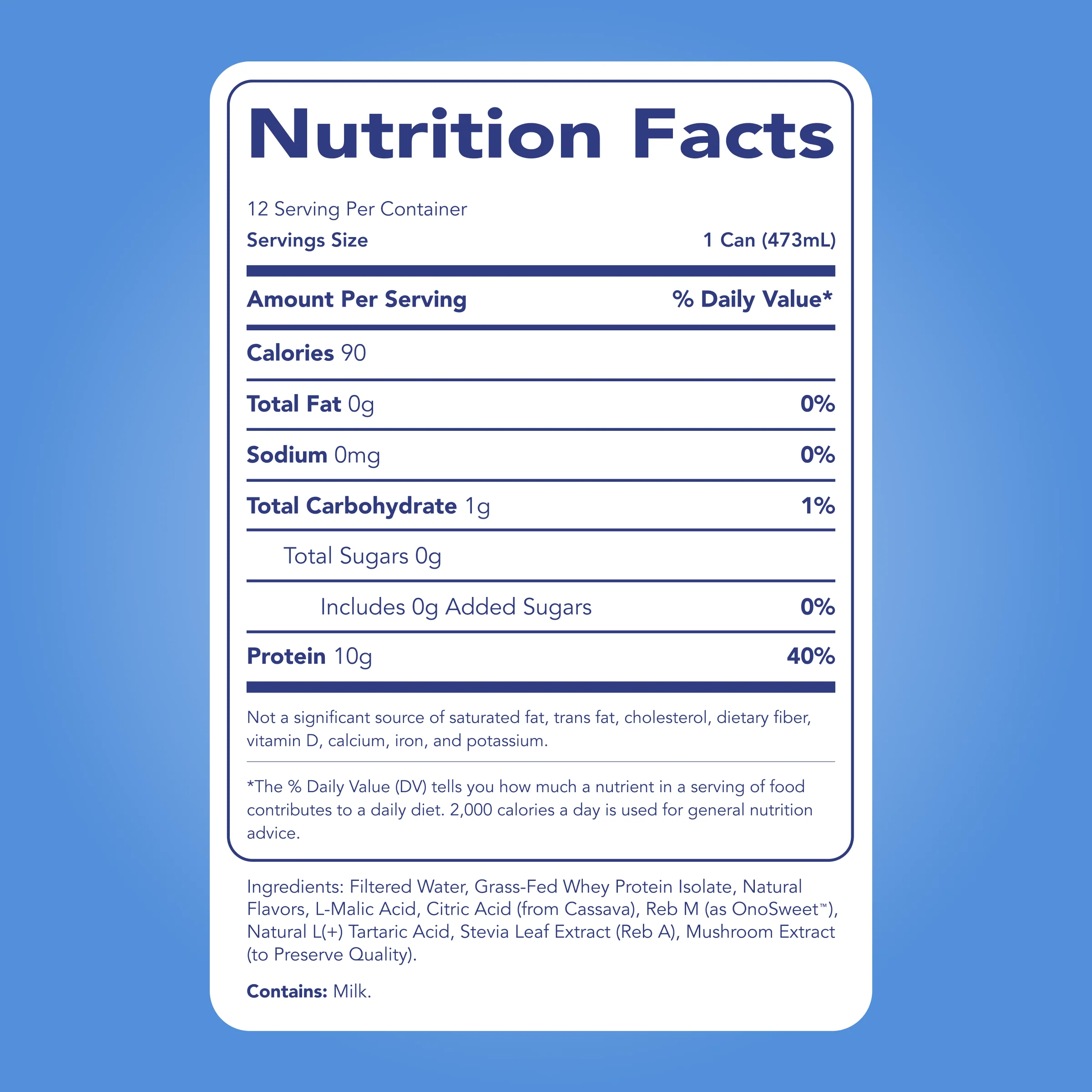 Clear Protein Water: Blue Razz (12 Pack) - Image 5