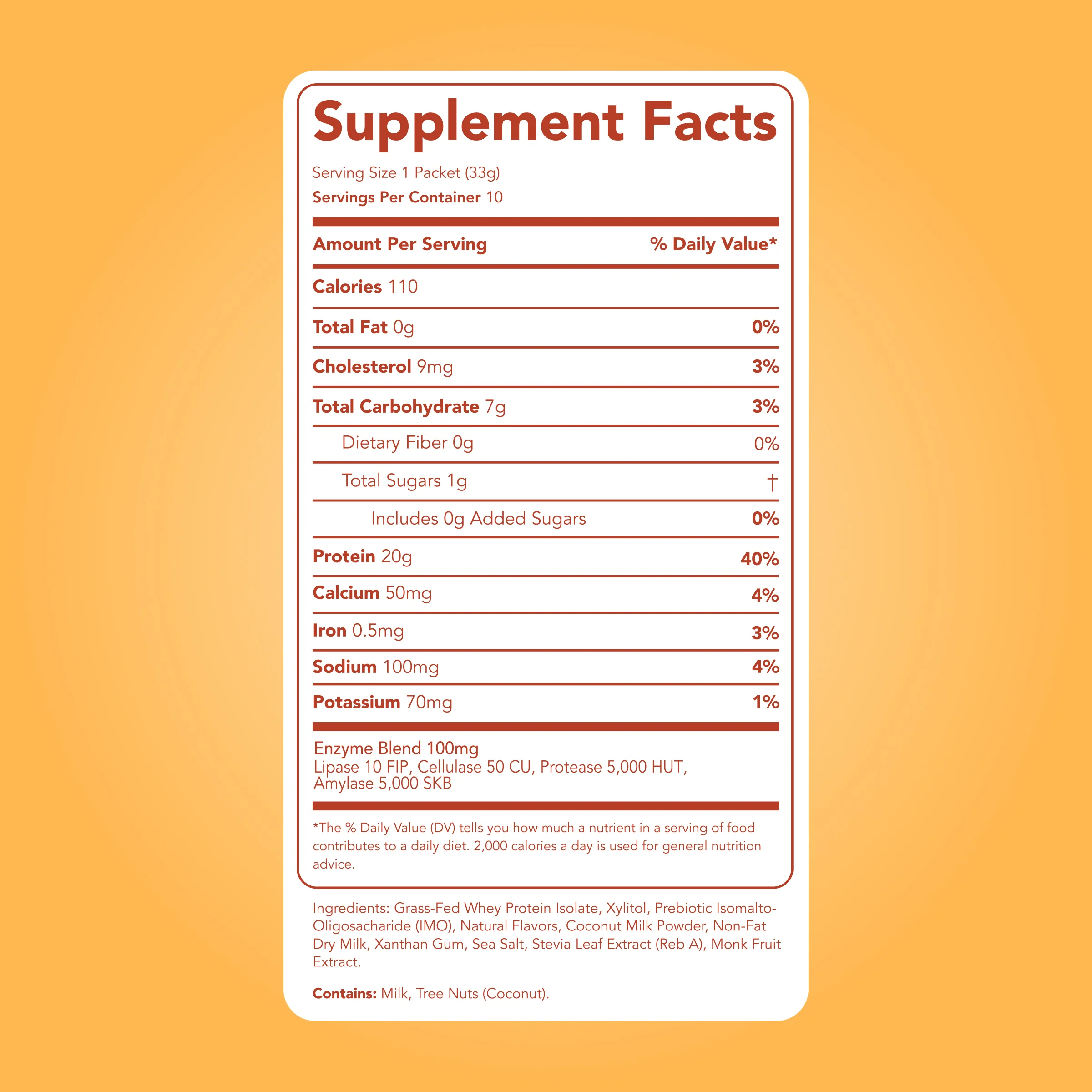 Protein Powder: Caramel Toffee (10 Single Serving Stick Packs) - Image 5