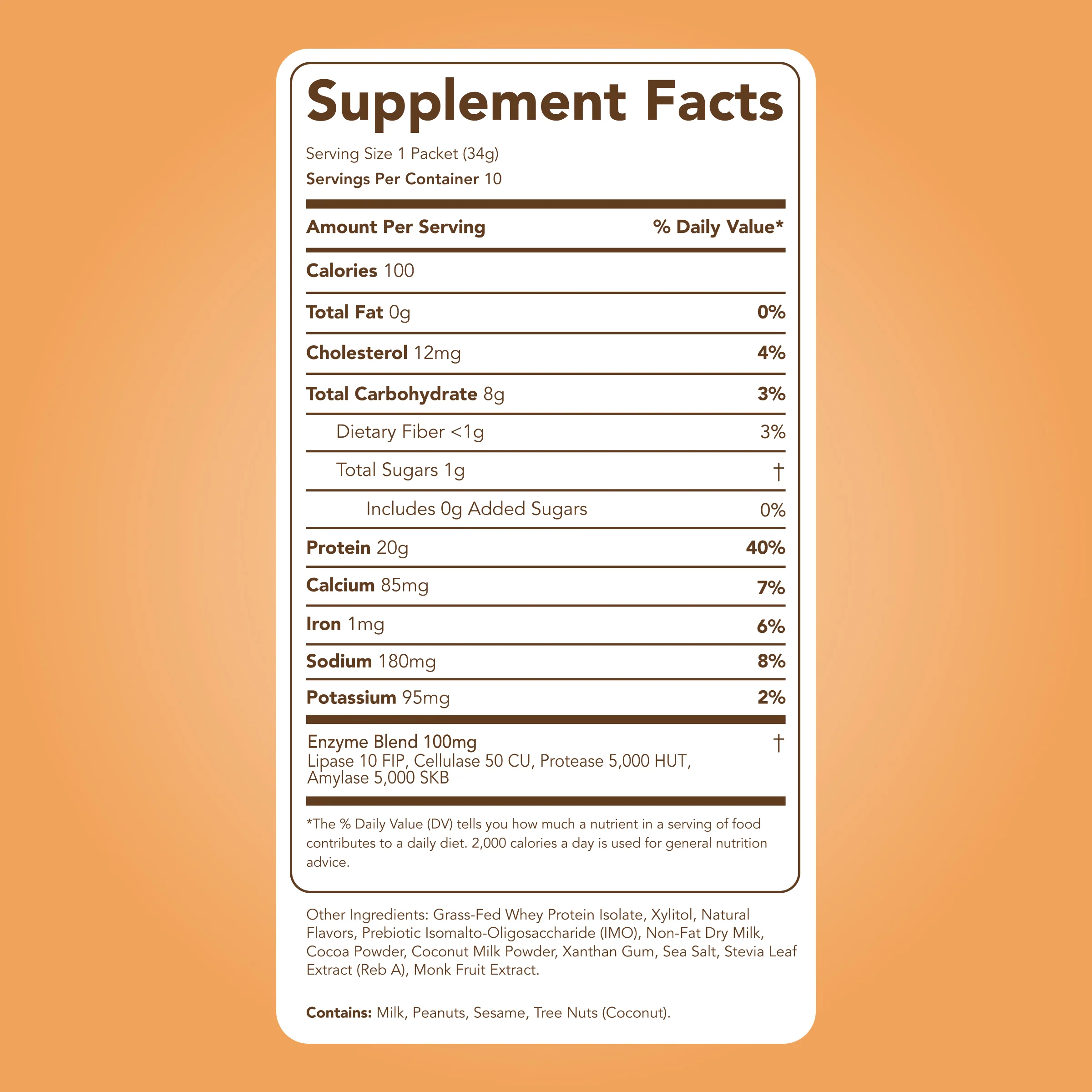 Protein Powder: Chocolate Peanut Butter (10 Single Serving Stick Packs) - Image 5
