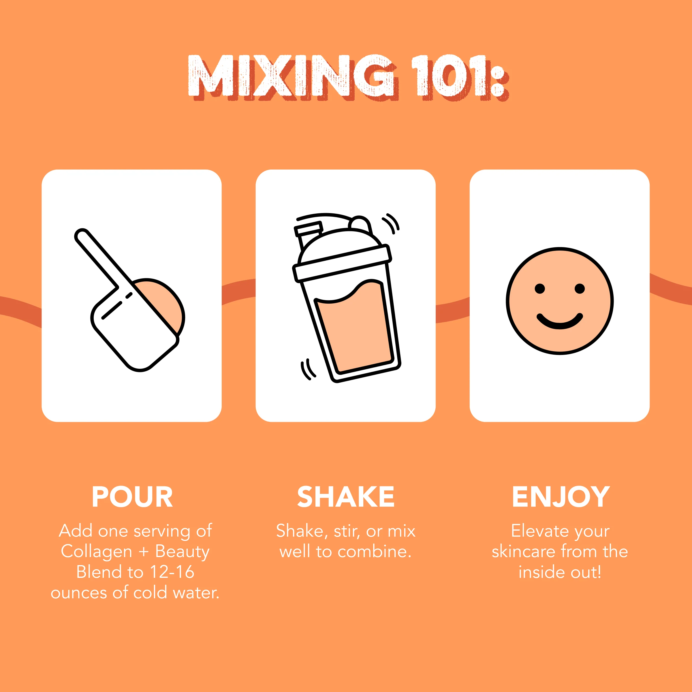 Collagen + Beauty Blend: Peach Mango (30 Servings) - Image 4