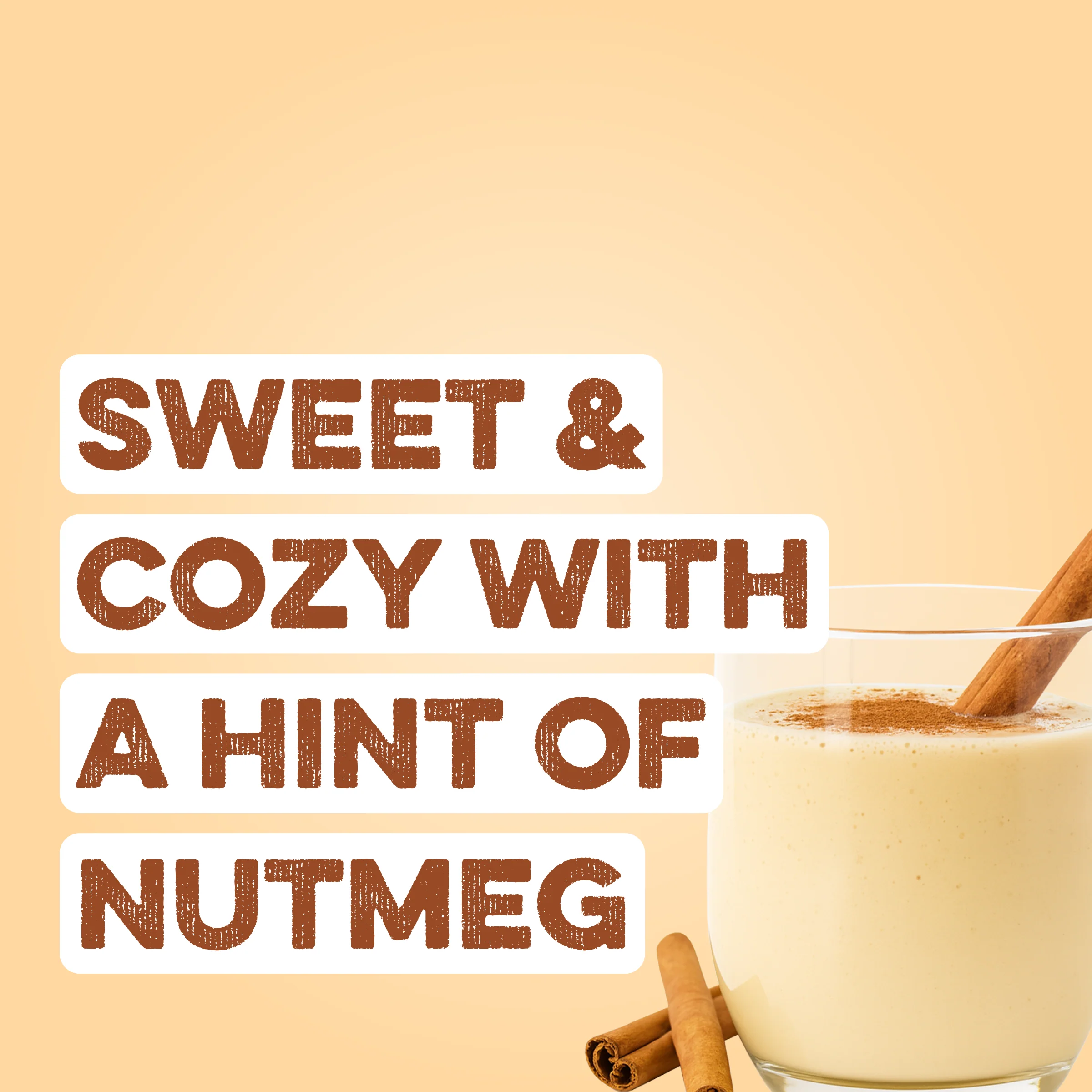 Protein Powder: Eggnog (10 Single Serving Stick Packs) - Image 2