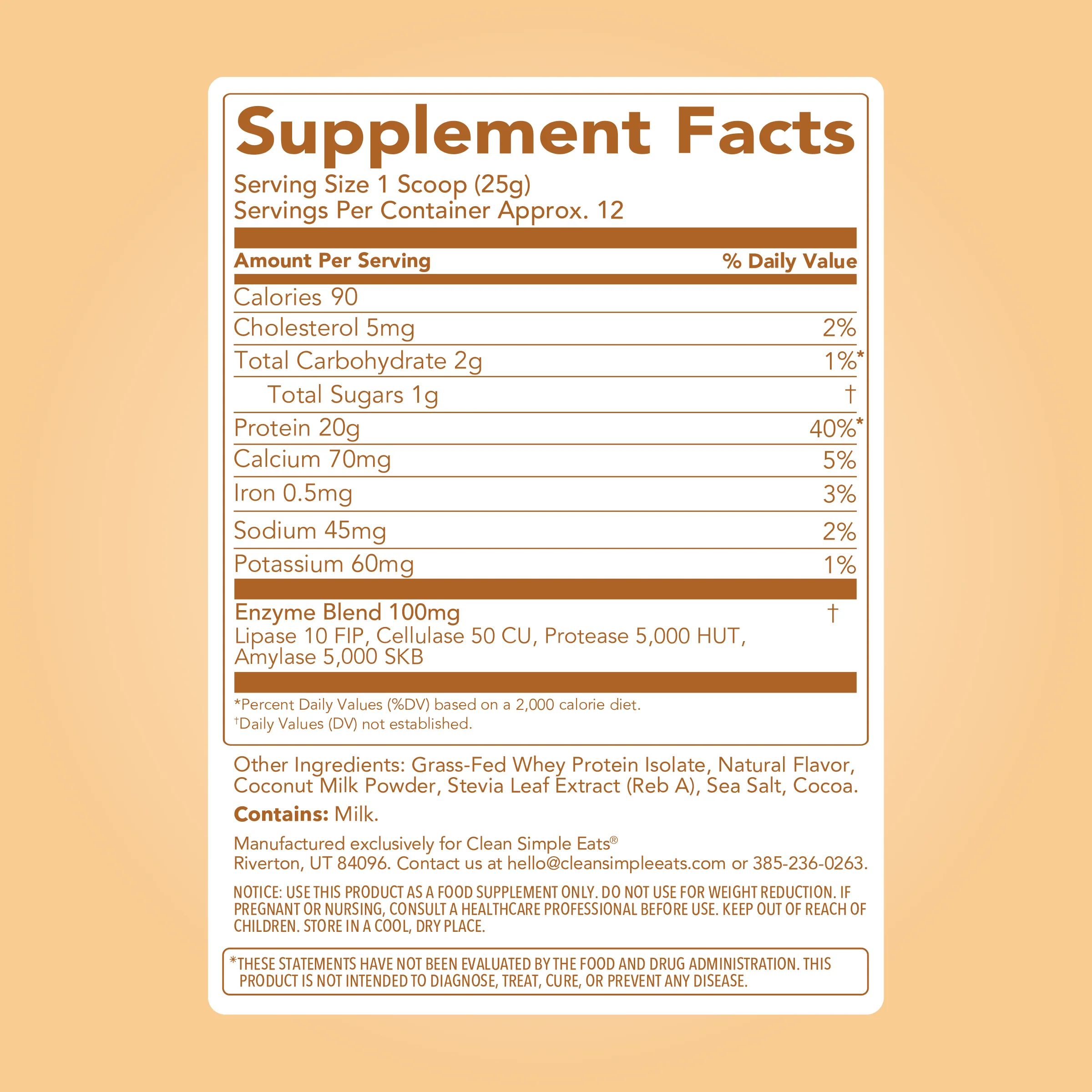Protein Powder: Cinnamon Roll (12 Serving Bag) - Image 5