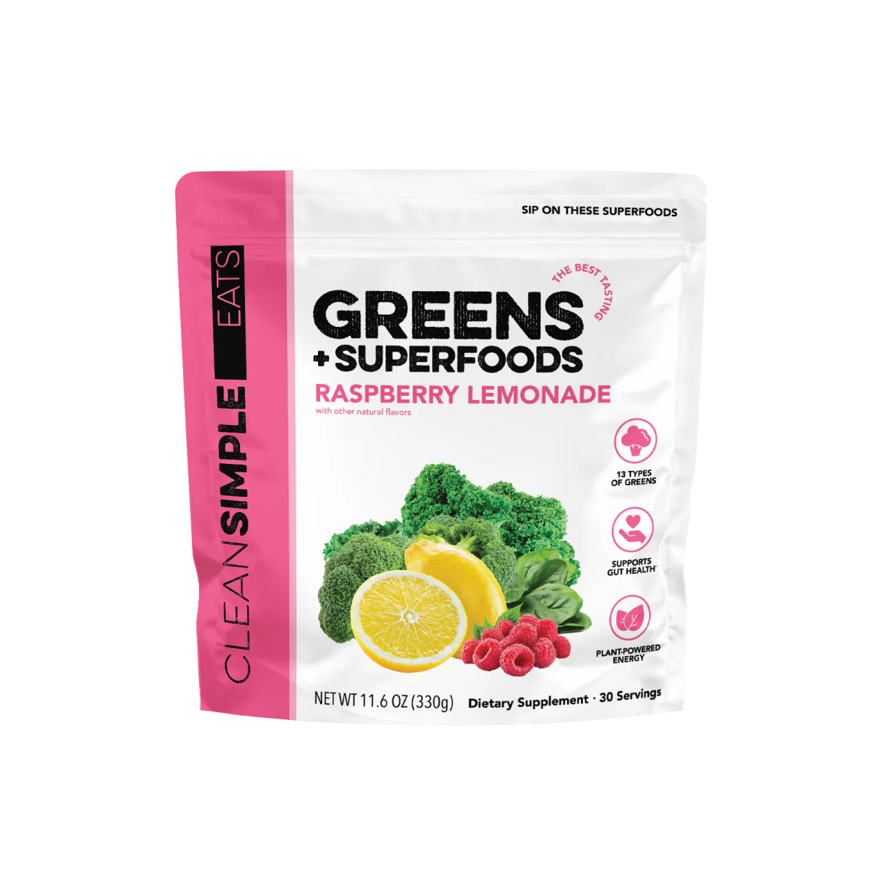 Greens: Raspberry Lemonade Super Greens Mix