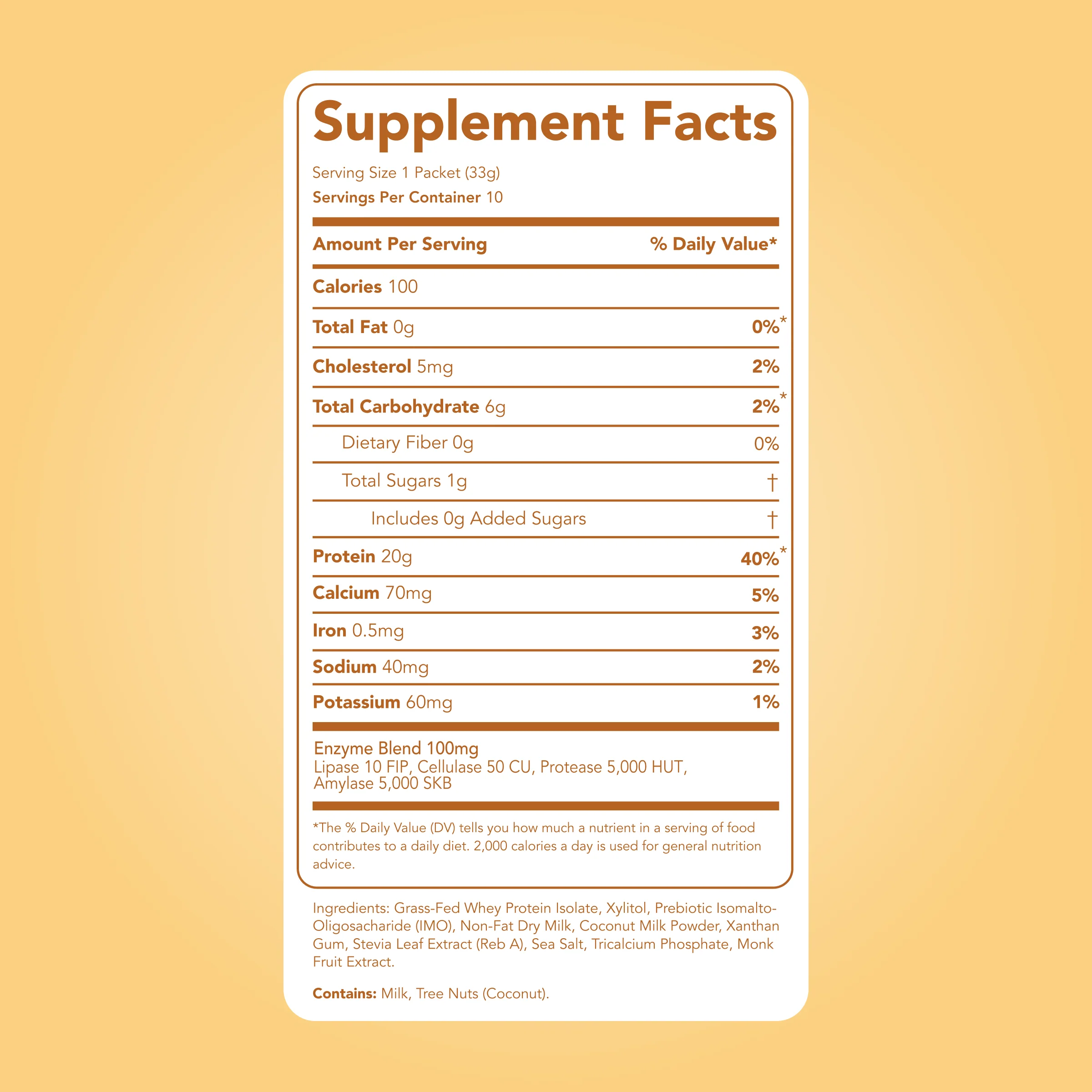 Protein Powder: Snickerdoodle (10 Single Serving Stick Packs) - Image 5