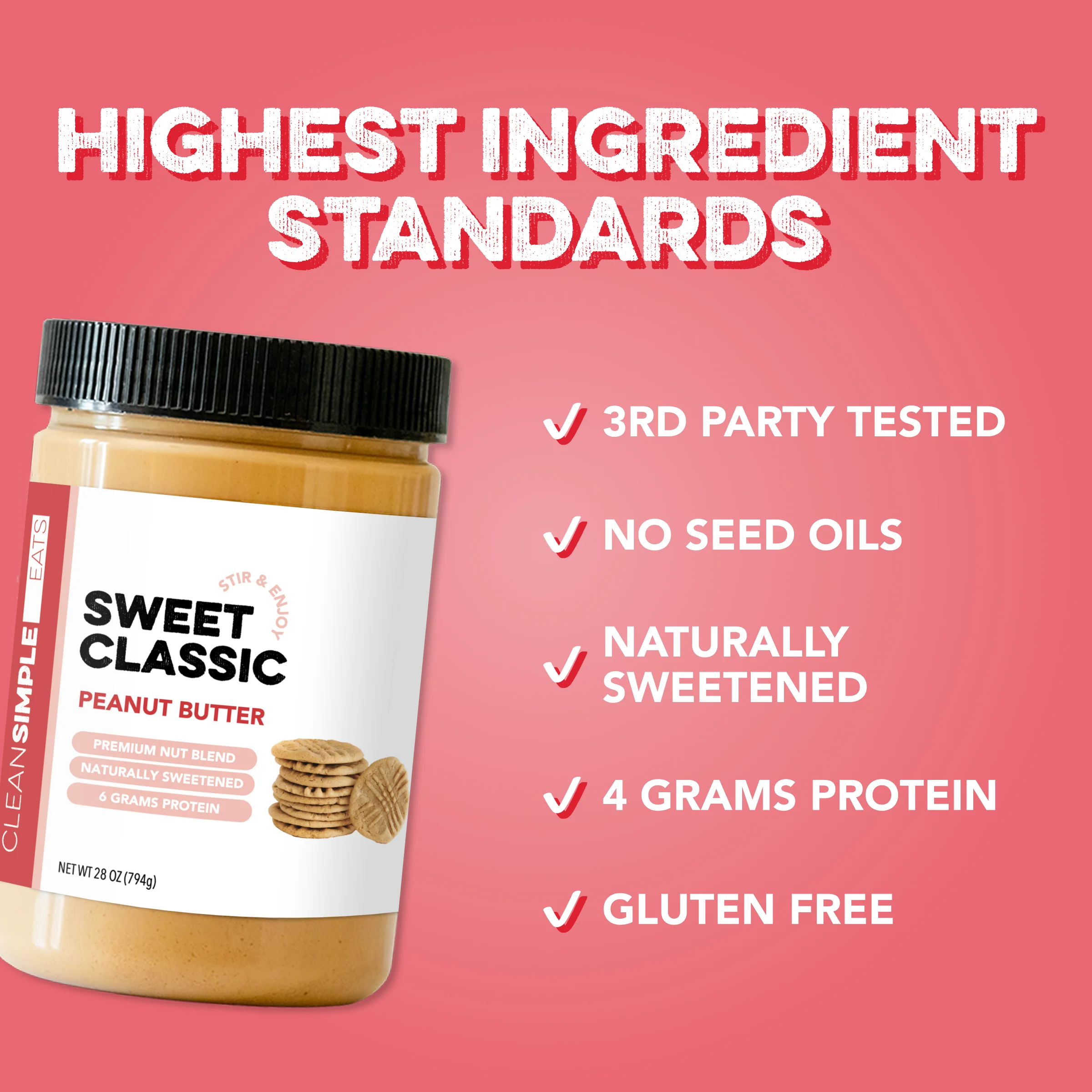 Sweet Classic Nut Butter (28 ounce) - Image 3