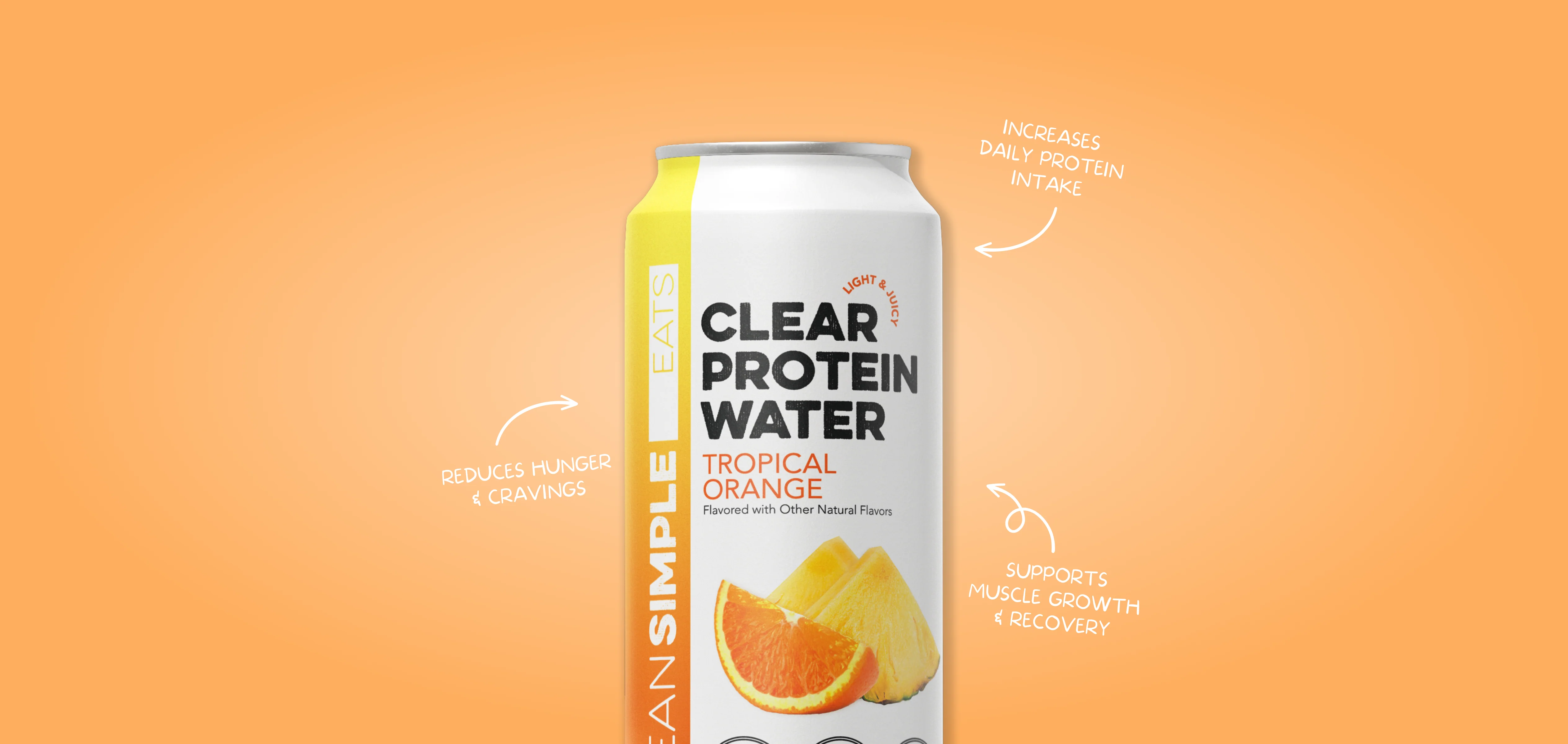 Clear Protein Water: Tropical Orange (12 Pack) - Image 6
